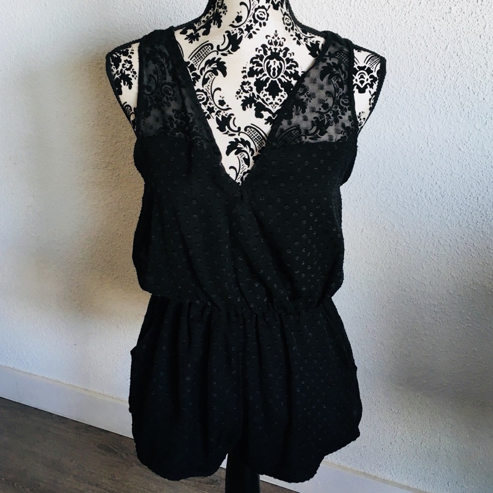 Open back romper